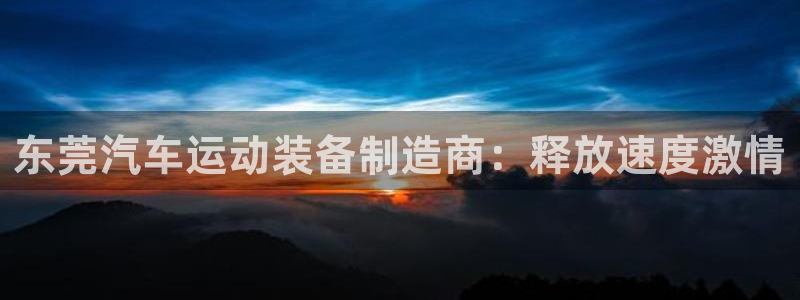 意昂体育3招商：东莞汽车运动装备制造商：释放速度激情