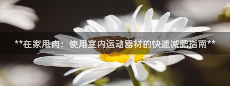 意昂集团官网：**在家甩肉：使用室内运动器材的快速减