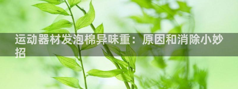 意昂3集团官网首页：运动器材发泡棉异味重：原因和消除