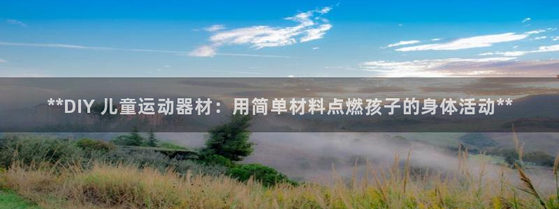 意昂体育3注册：**DIY 儿童运动器材：用简单材料