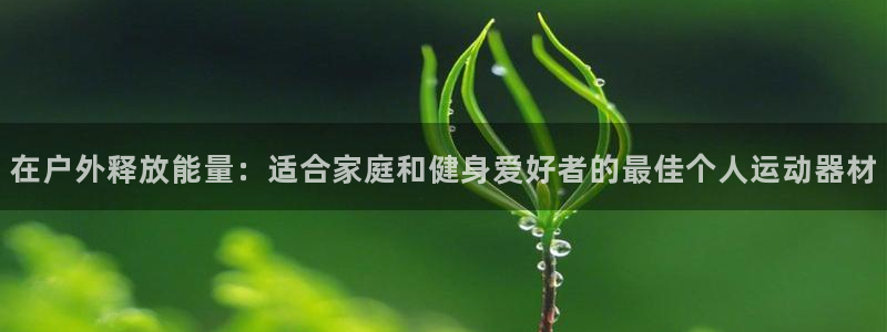 意昂3娱乐是那个系列的台子：在户外释放能量：适合家庭