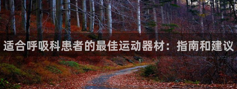 意昂3集团：适合呼吸科患者的最佳运动器材：指南和建议